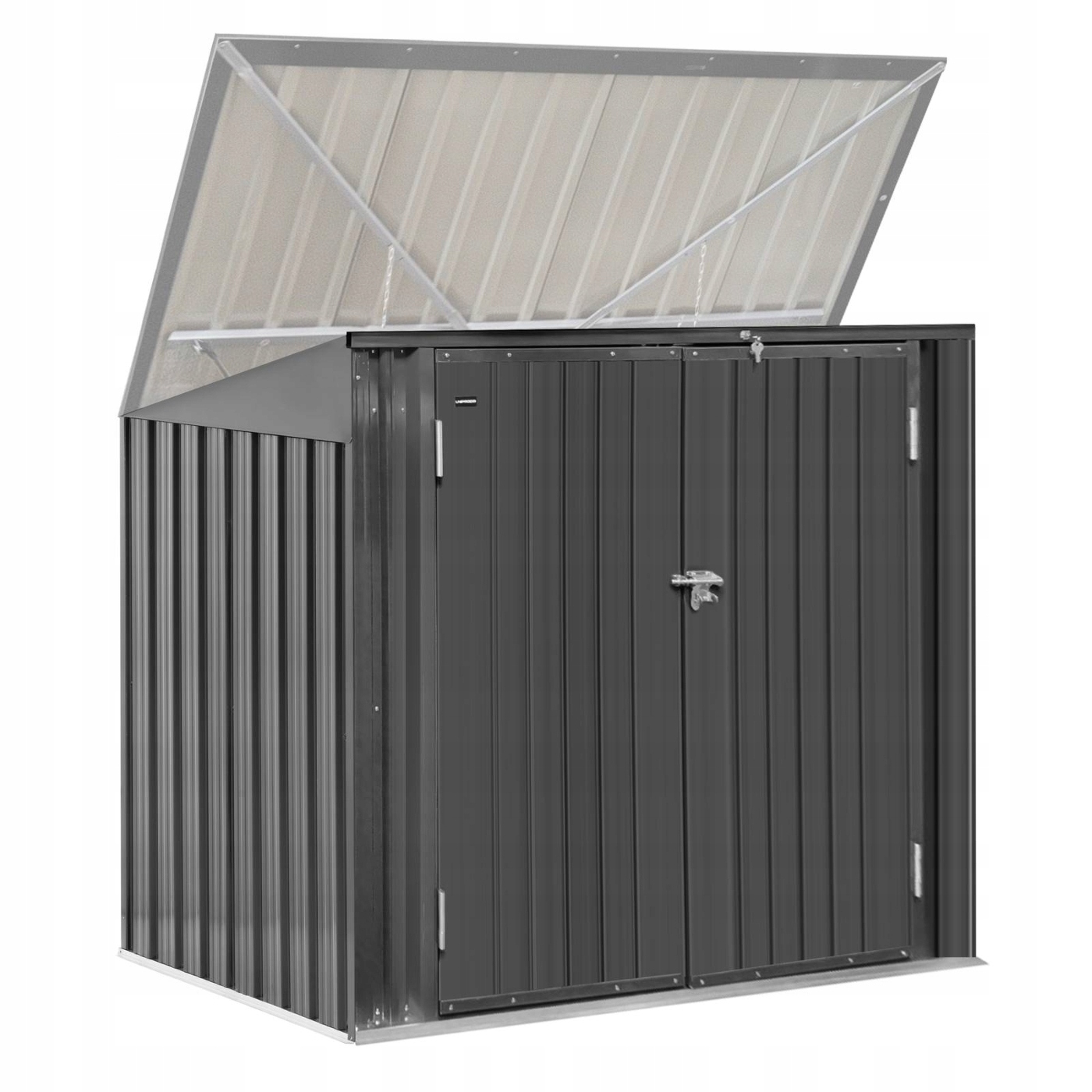 OBUDOWA ŚMIETNIKA ALUMINIOWA OSŁONA KOSZY OGRODOWA GWARANCJA PRODUCENTA