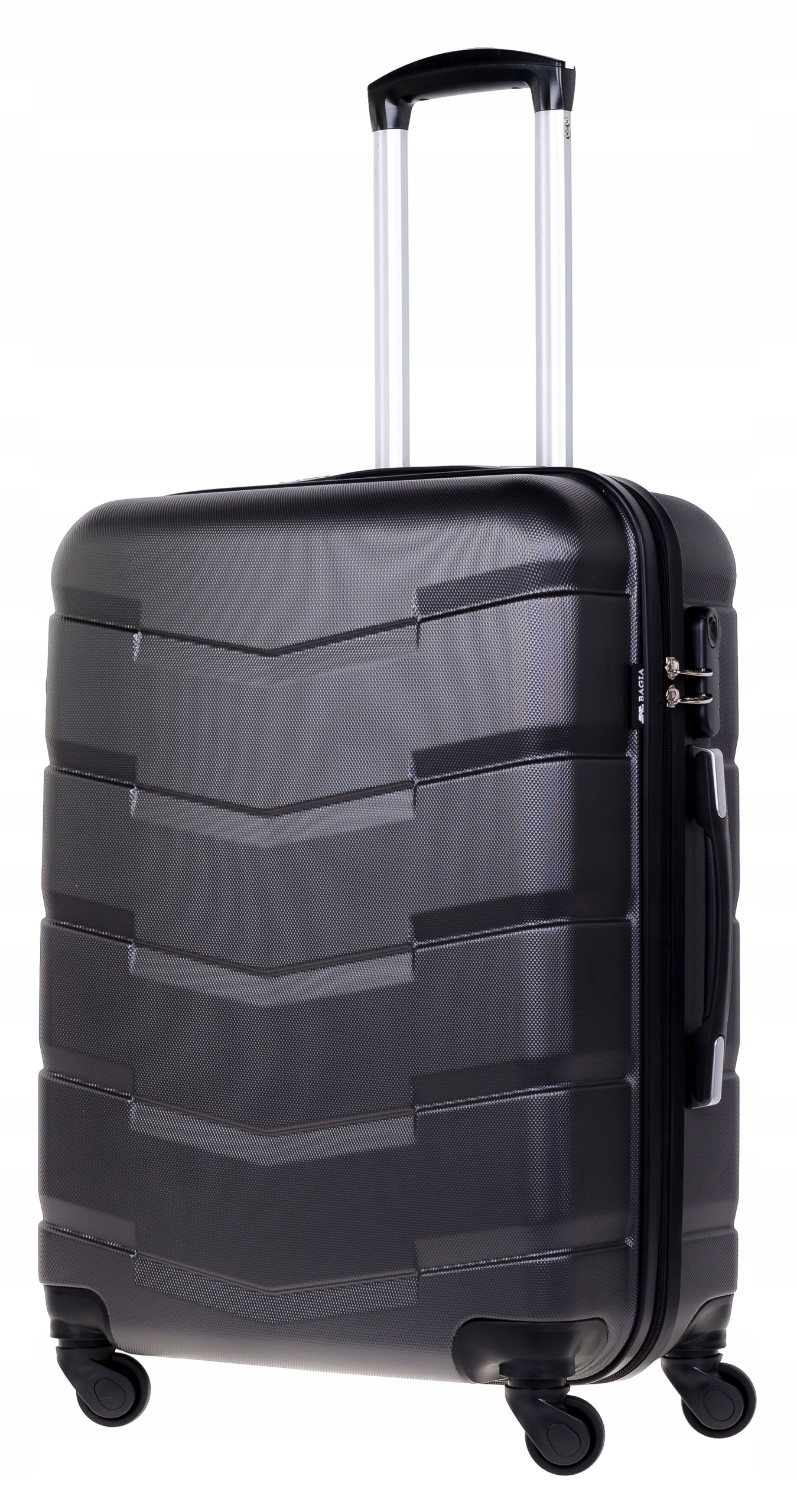 WALIZKA PODRÓŻNA ROZMIAR ŚREDNI M 60L BAGIA WALIZKI ABS BARCELONA Rodzaj twarda