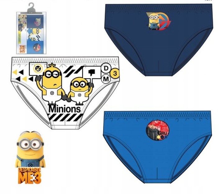 

Slipki Majtki licencja MINIONKI*6/8 - 3 pack