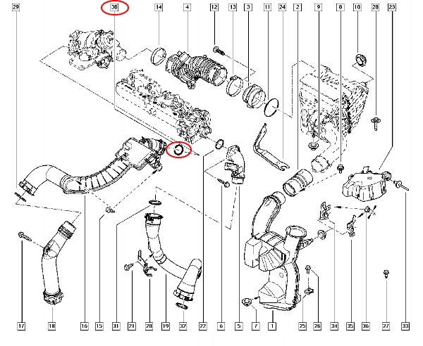 USZCZELKA PRZEWODU MEGANE III SCENIC III 1.4 TCe Producent części Renault OE