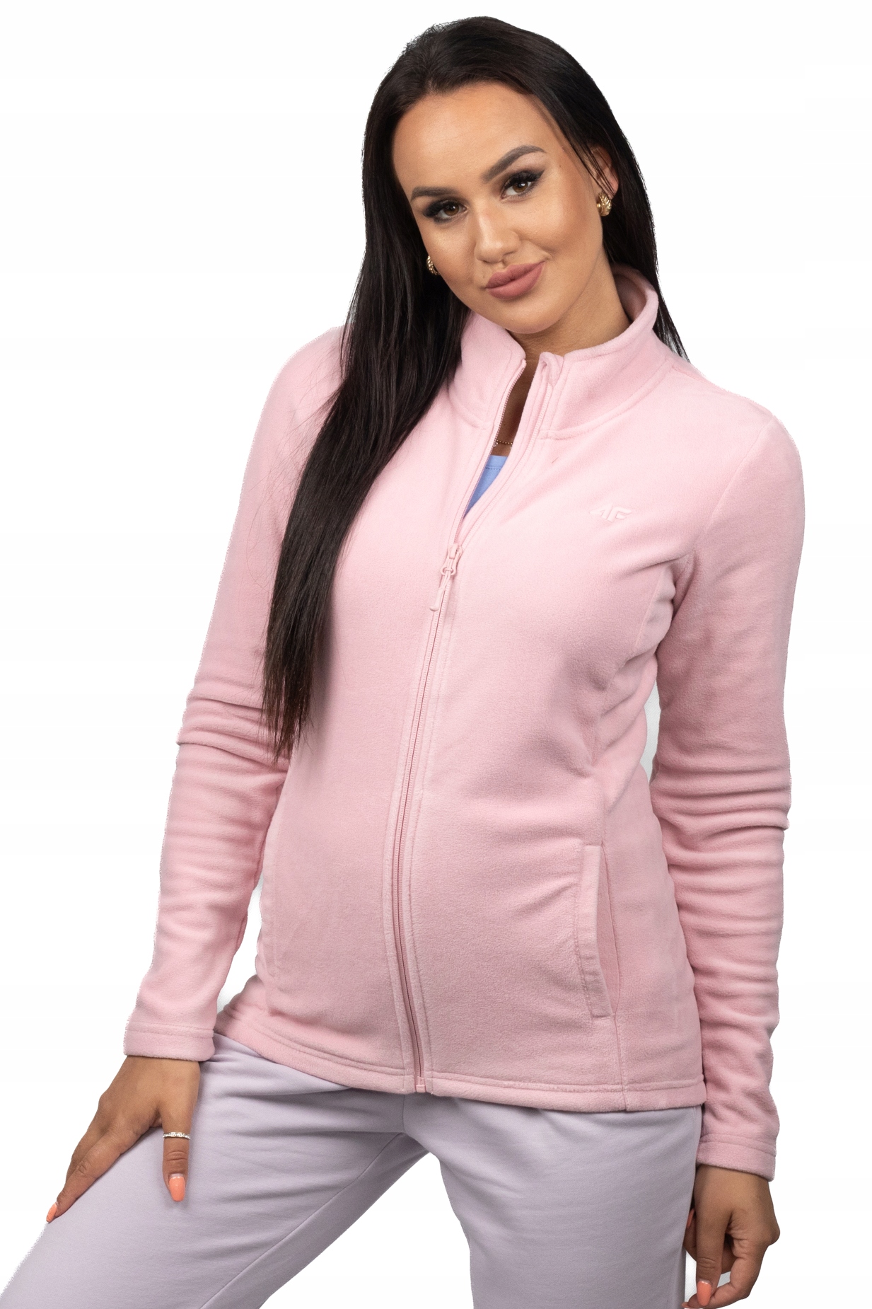 4F DAMSKA BLUZA POLAR KORAL CIEPŁA ROZPINANA R-XXL Kod producenta 4FSS23TFLEF049 65S bluza 4F