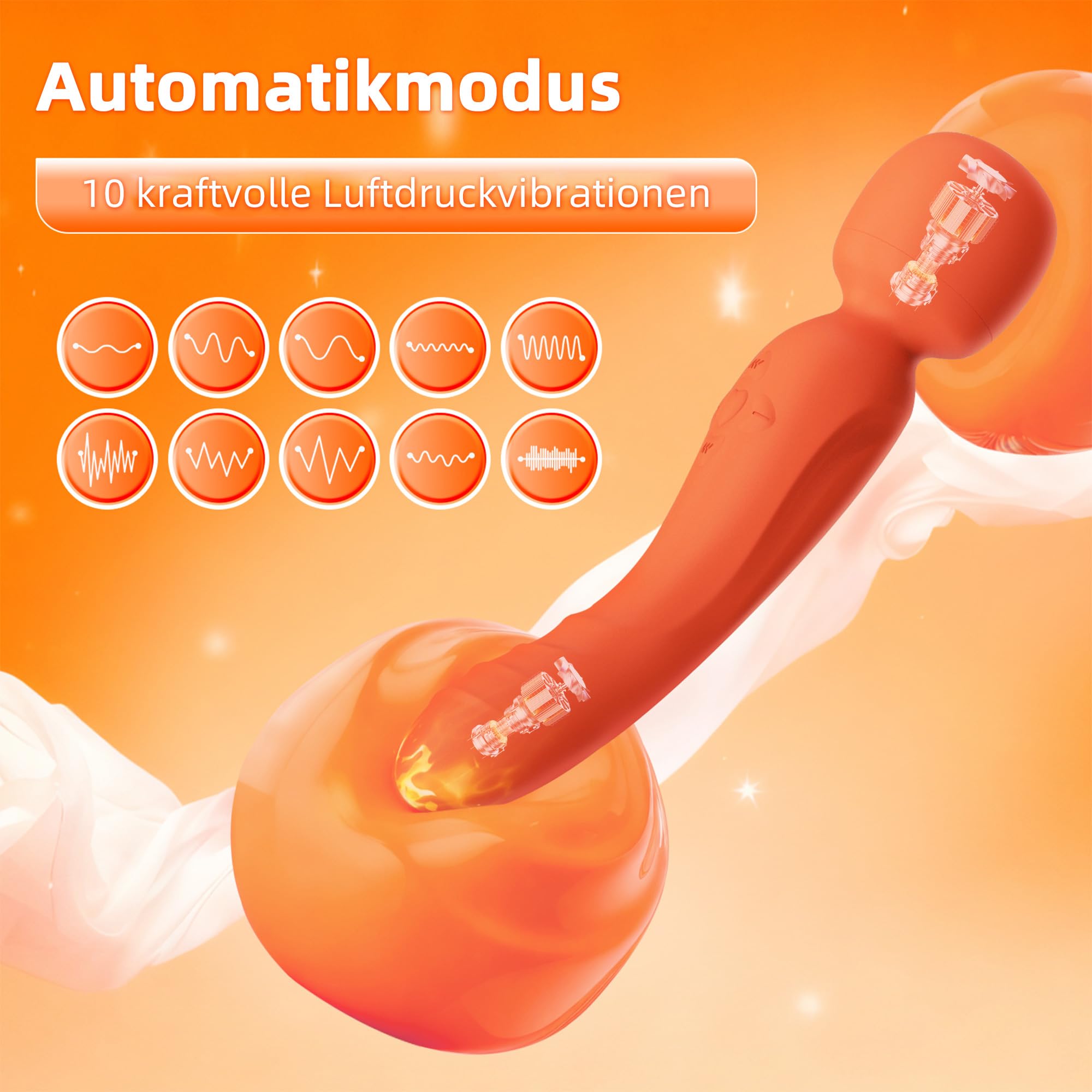 PQKUSS Wibrator Dla Kobiet Par Z 20 Trybami Aplikacja G Punkt Klitoris — miniatura 2