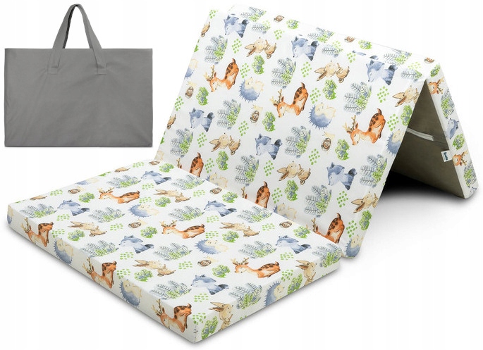 

Materac turystyczny Składany 120x60 bawełna +torba