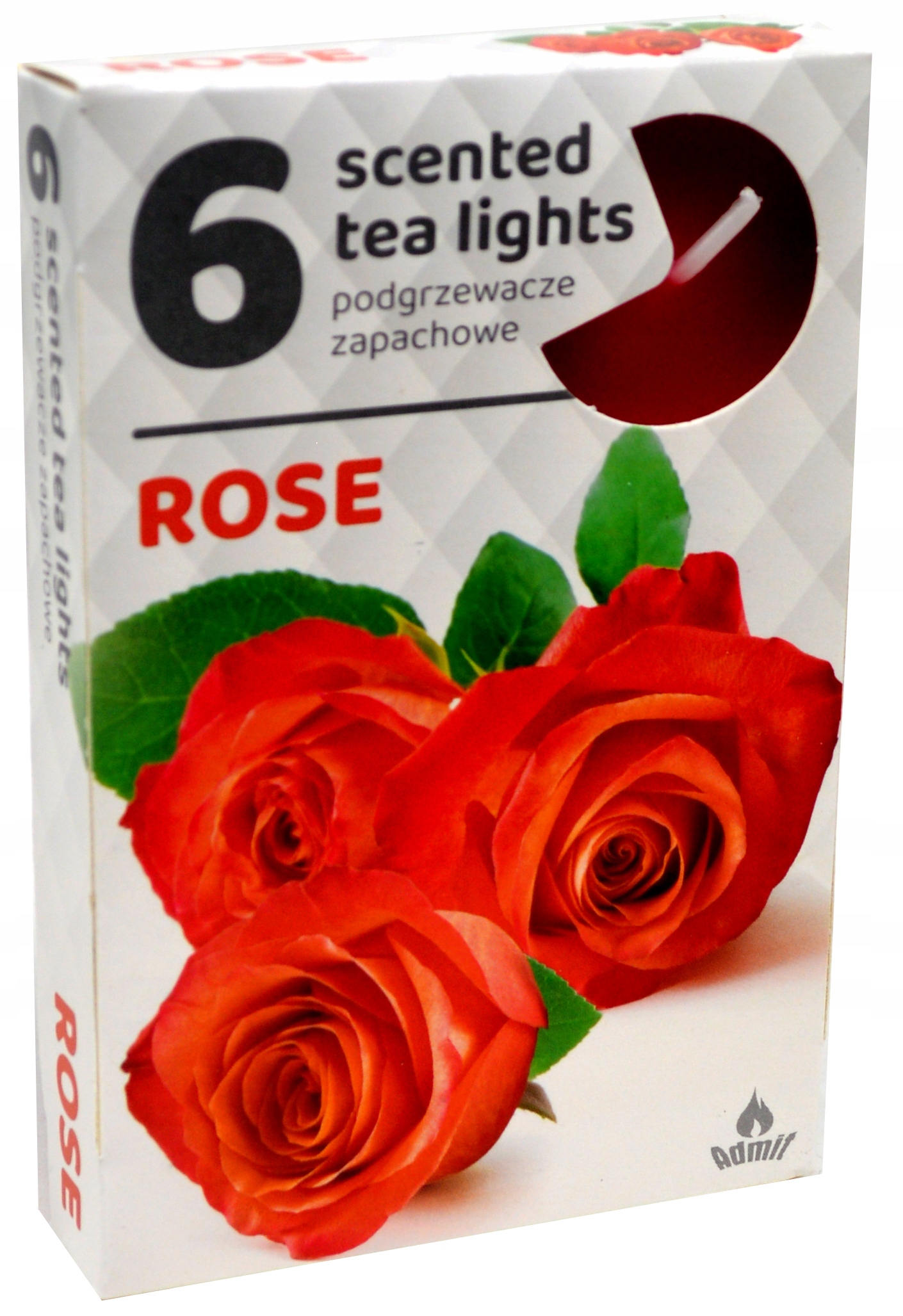 Podgrzewacze zapachowe 6 sztuk, zapach RÓŻA