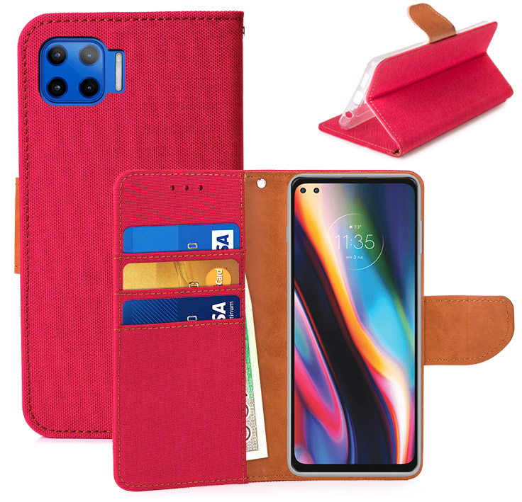 

Etui Portfel Canvas Do Motorola Moto G 5G Plus