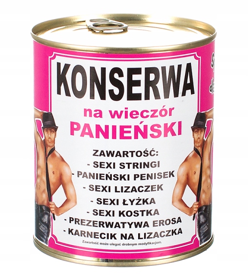 KONZERV LÁNYBÚCSÚRA VICCES AJÁNDÉK A MENYASSZONYNAK