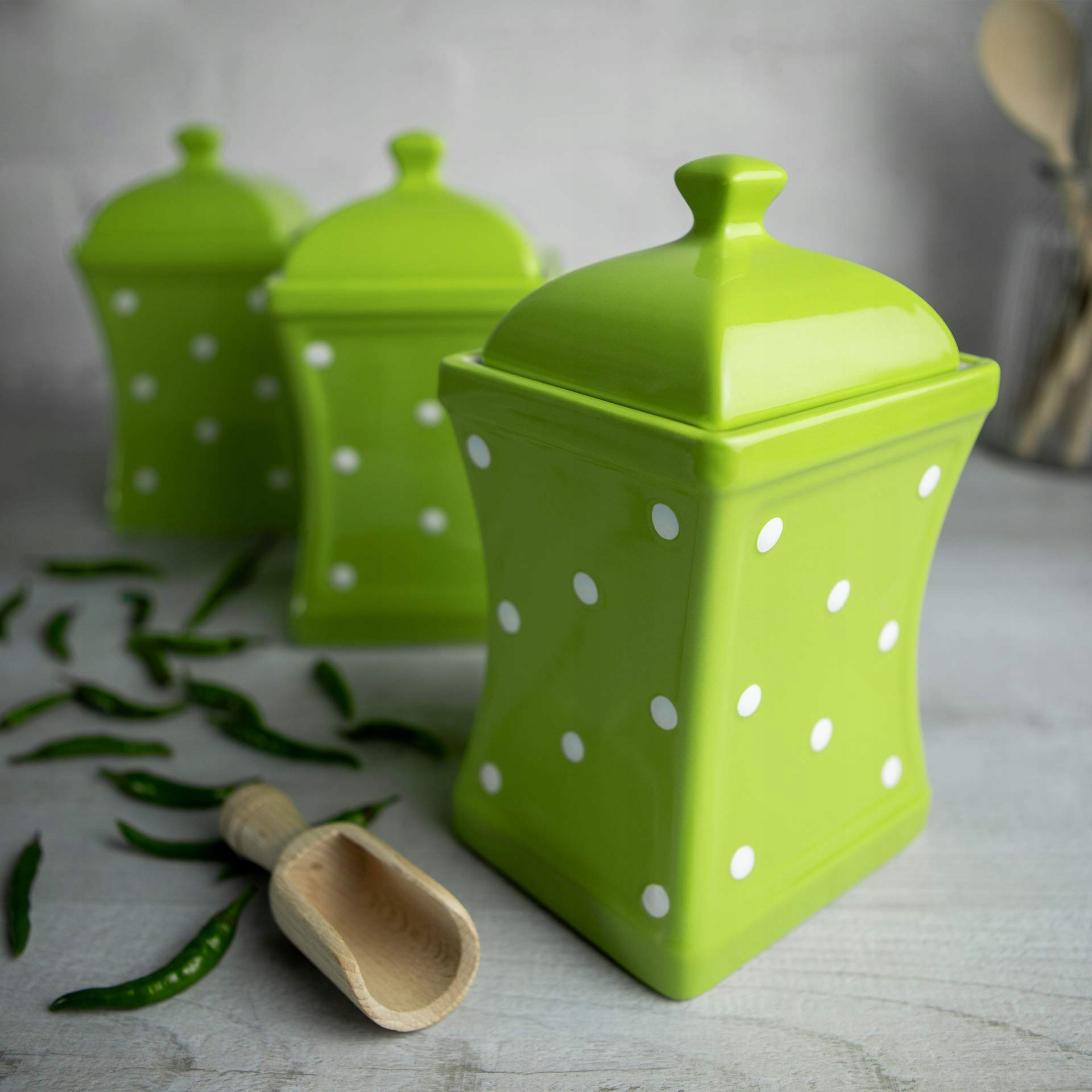 City to Cottage velká keramická dóza na skladování 900 ml