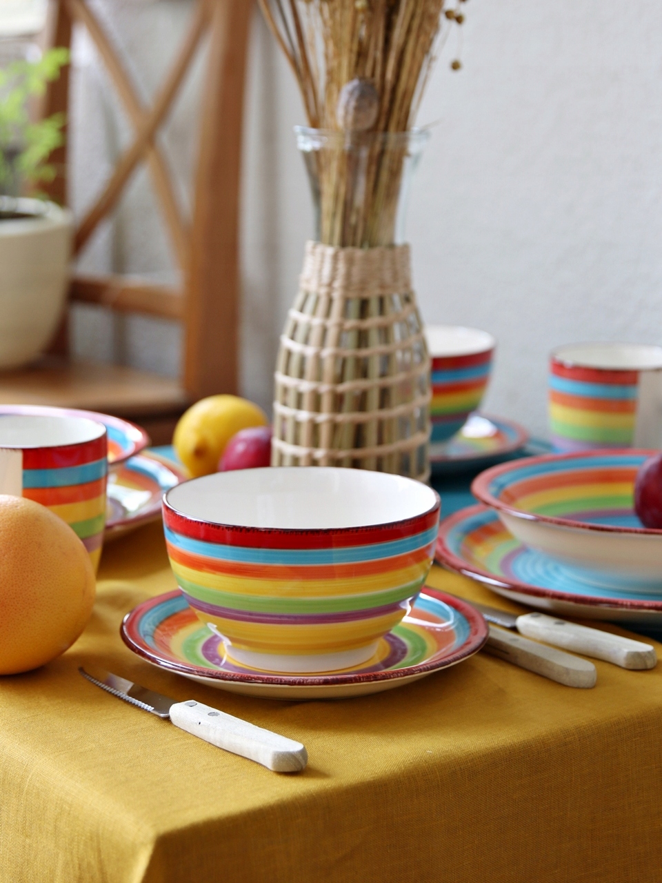 TALERZ DESEROWY ceramiczny 19 cm MEXICO 6szt Rodzaj talerza deserowy