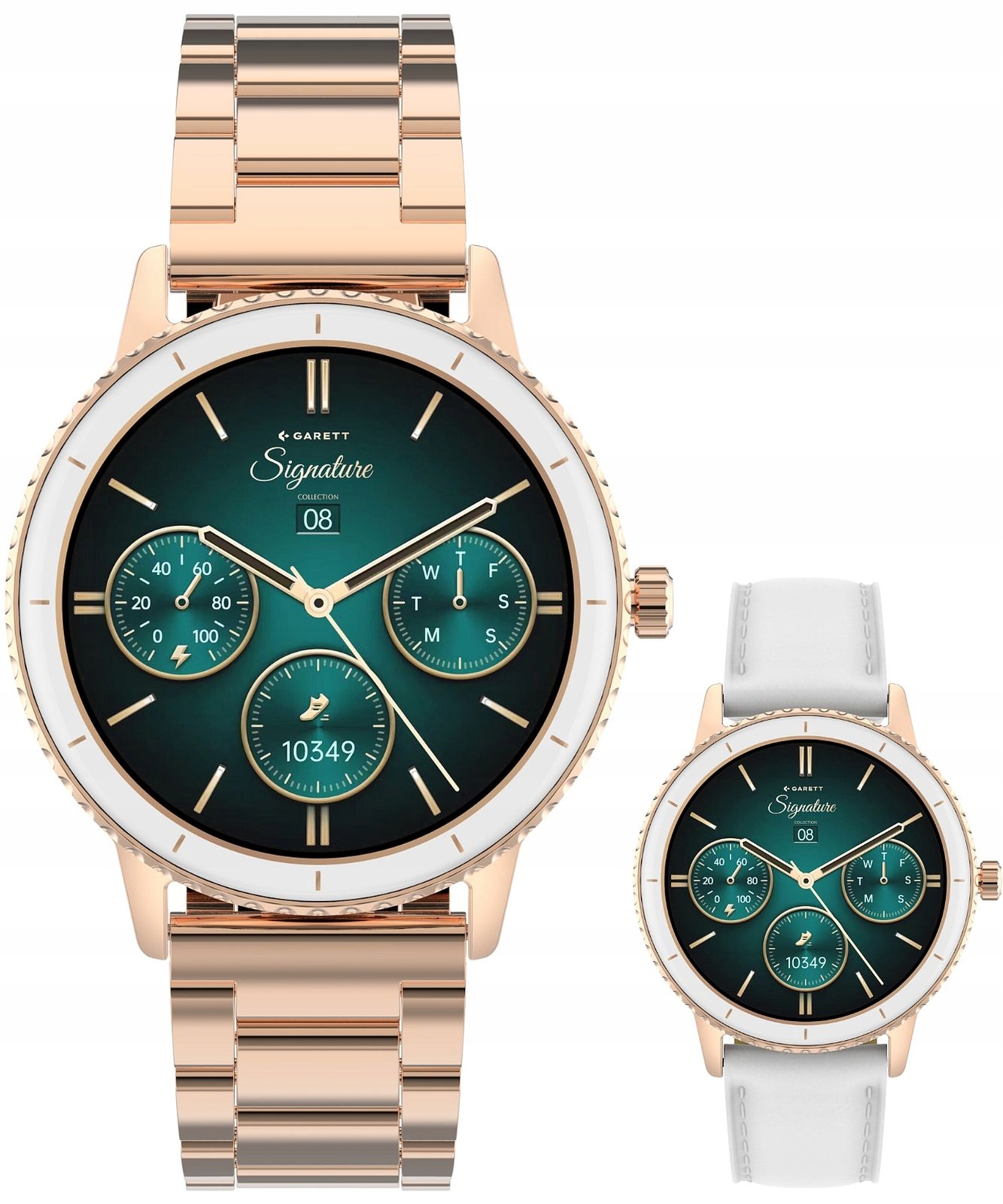 Chytré Hodinky Garett Signature Grace růžovo-zlaté, pevné, Set Garett -5904238485071