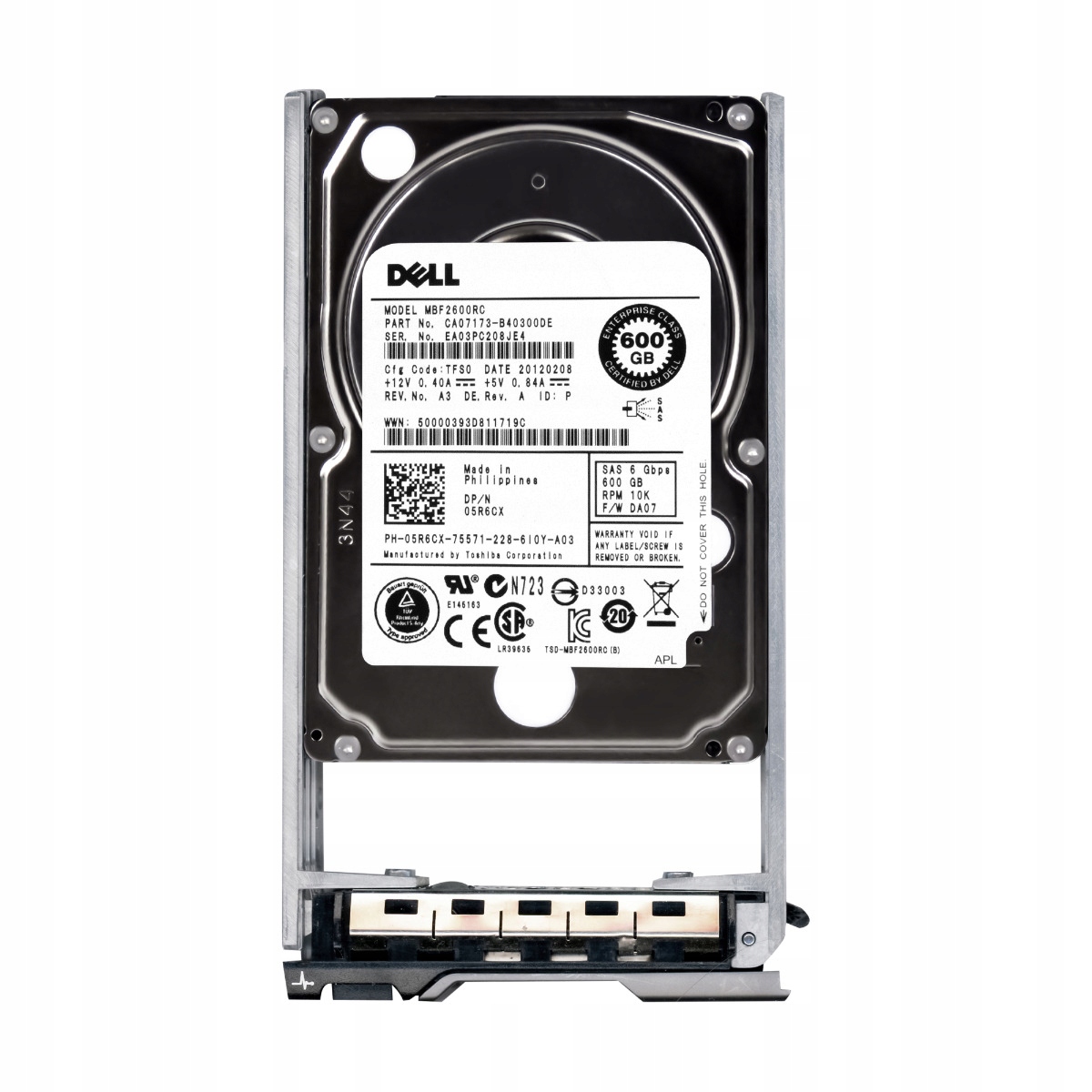 Dell 05R6CX 600GB 10K 16MB SAS-2 2.5'' MBF2600RC