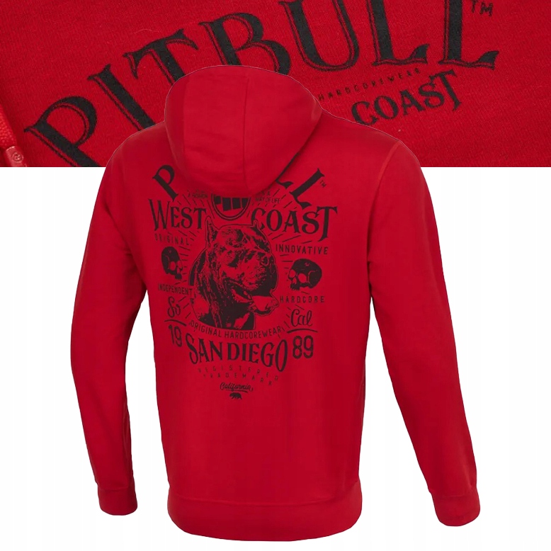 

Bluza rozp z kapturem Tricot San Diego 89 Pit Bull