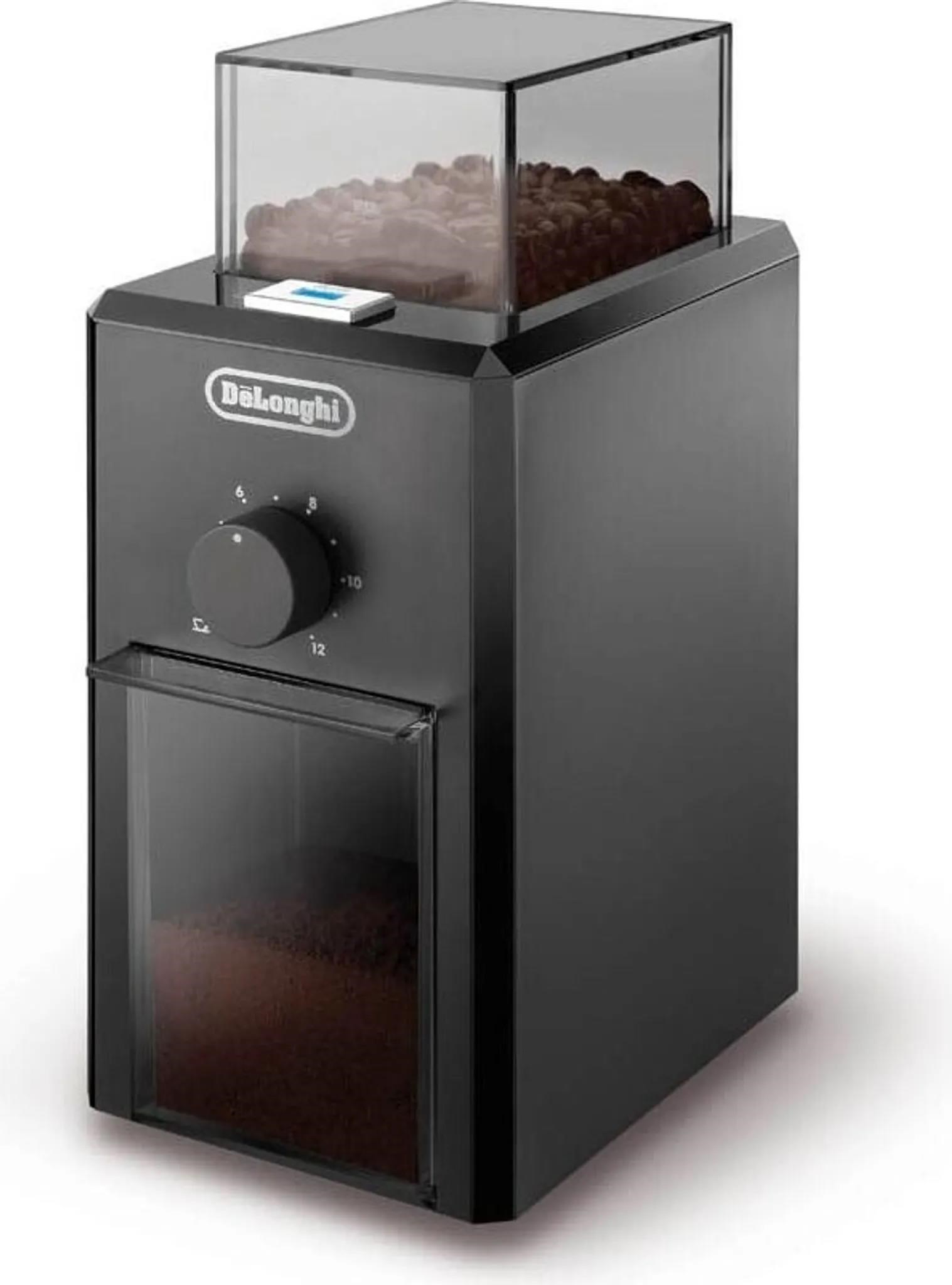 DeLonghi KG79 mlýnek na kávu, 110 W, 16 stupňů nastavení hrubosti, …