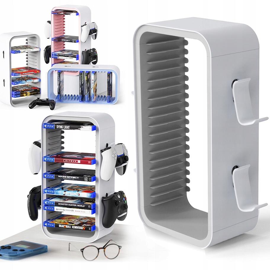 Stojak na gry i kontrolery Nintendo Switch PS4 PS5 Xbox One Xbox Series X/s