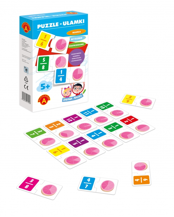 

Puzzle Ułamki Zabawa I Nauka Alexander 1844