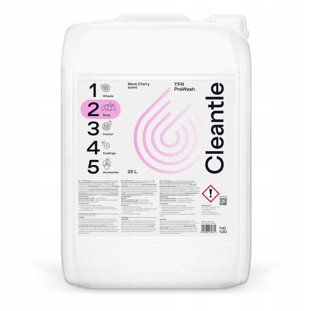 Cleantle Traffic Film Remover PreWash 25l