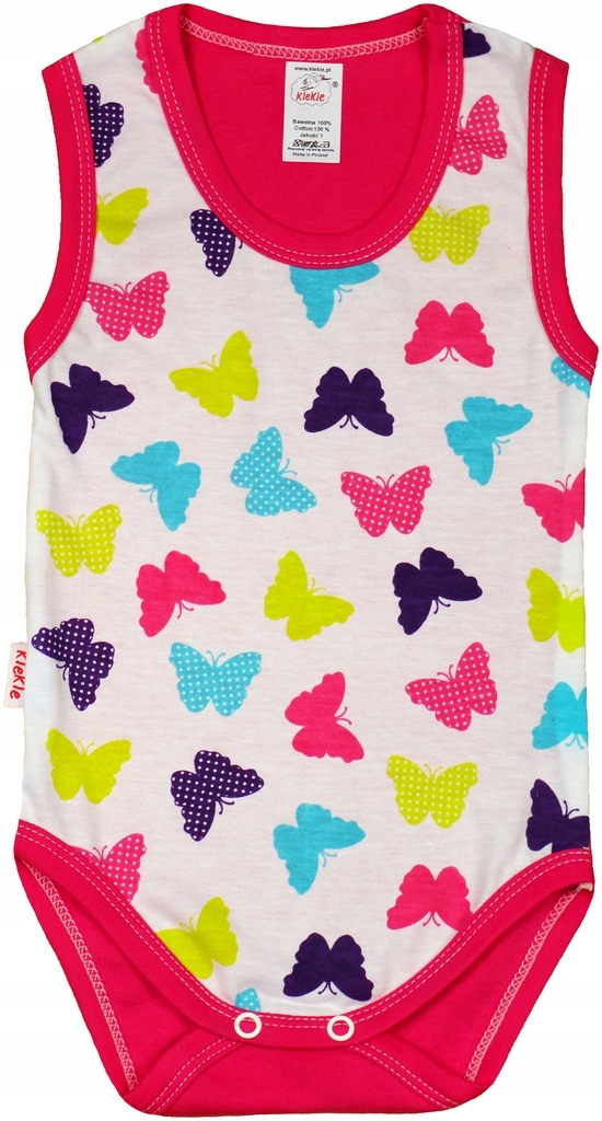 

Body ramiączko Ramka bez rękawa Wzory r 98 Klekle