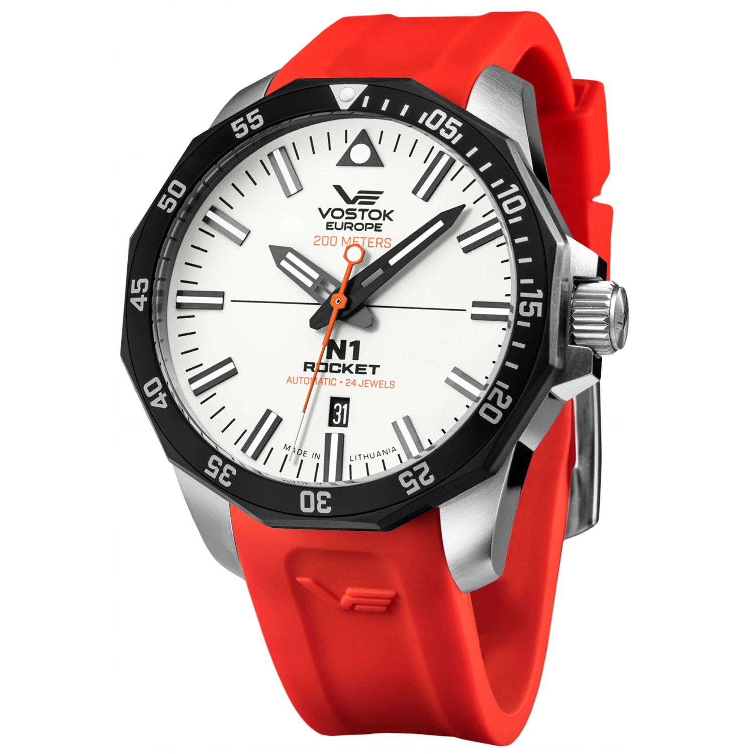 Pánské Hodinky Vostok Europe NH35A-225E711SR červené