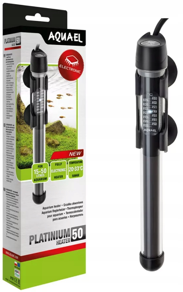 Levně Platinium Heater 50 W ohřívač do akvária 15-50 L Aquael 1 kus