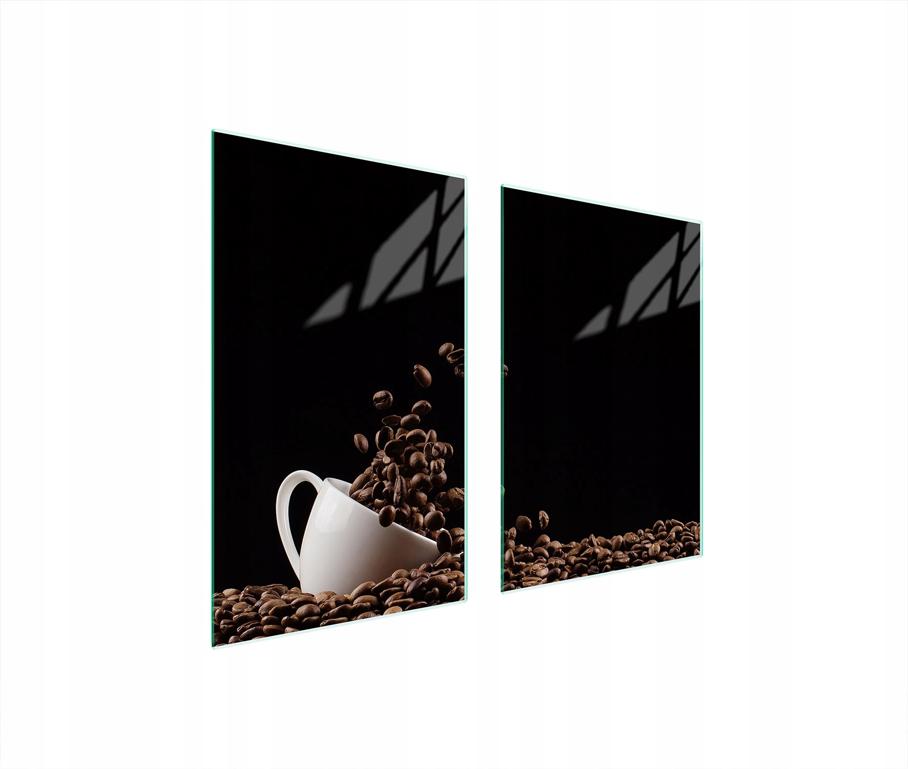 Skleněná Ochranná Deska Do Kuchyně 65x52 Káva Tvrzené Sklo