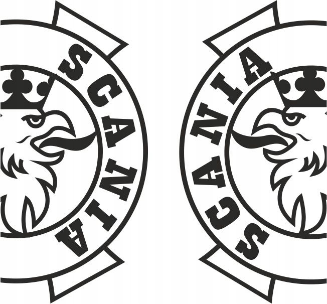 Naklejki na lampy, Scania
