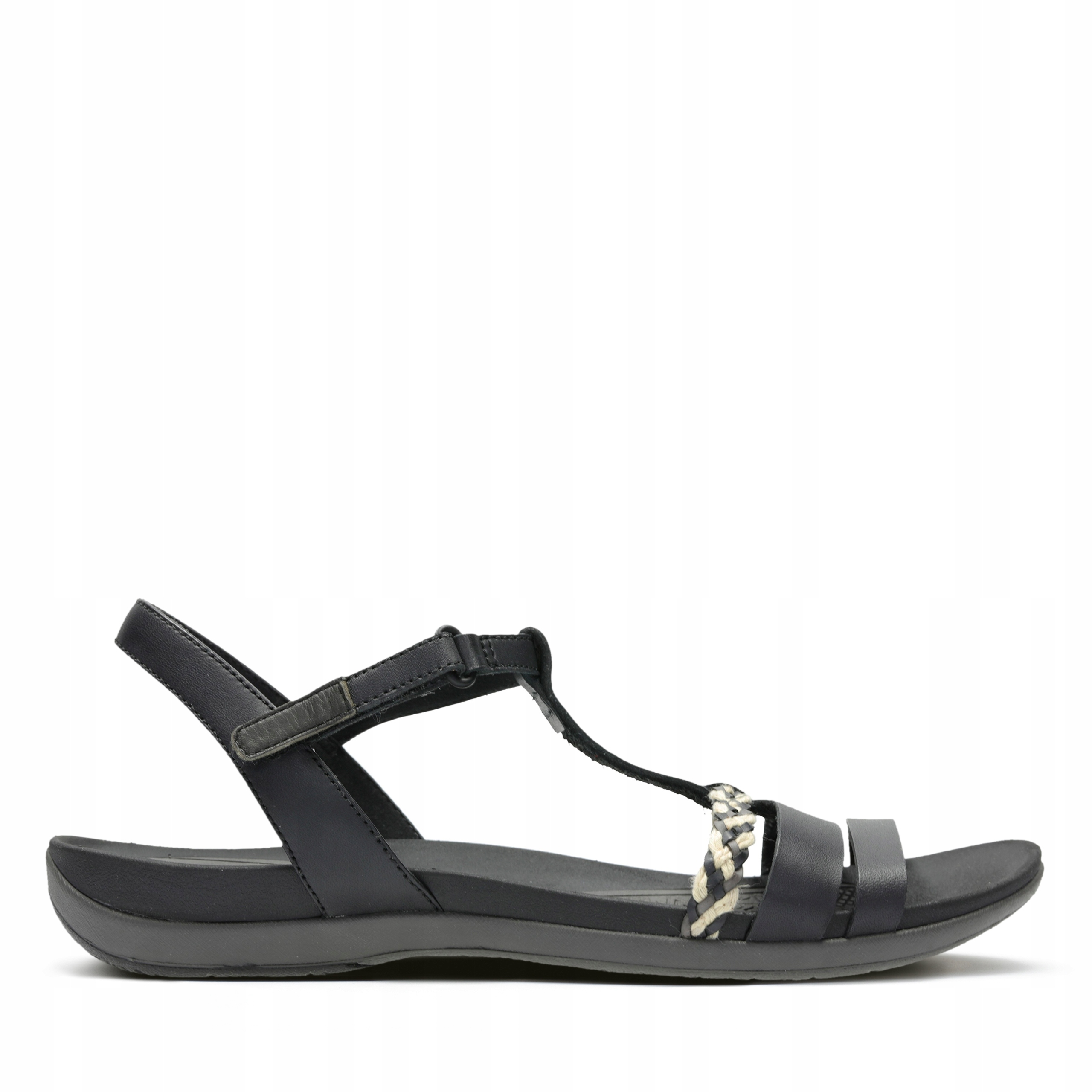 Clarks Dámské Černé Kožené Sandály 41 J0A