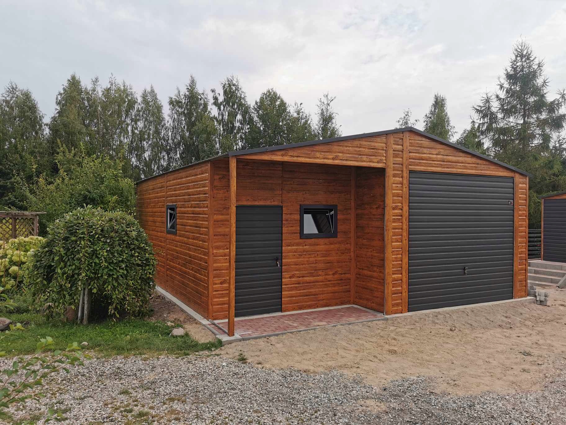 Garaż blaszany, hala 5x6 Blaszak