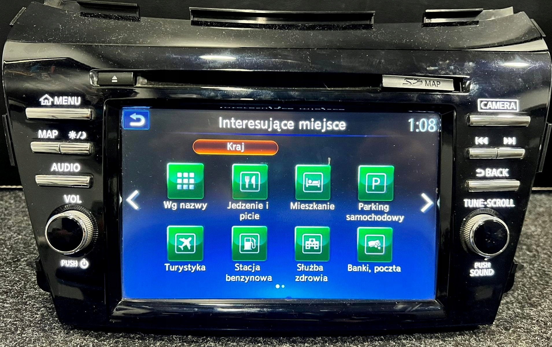 NISSAN MURANO CONNECT POLSKIE MENU RADIO LEKTOR MAPA