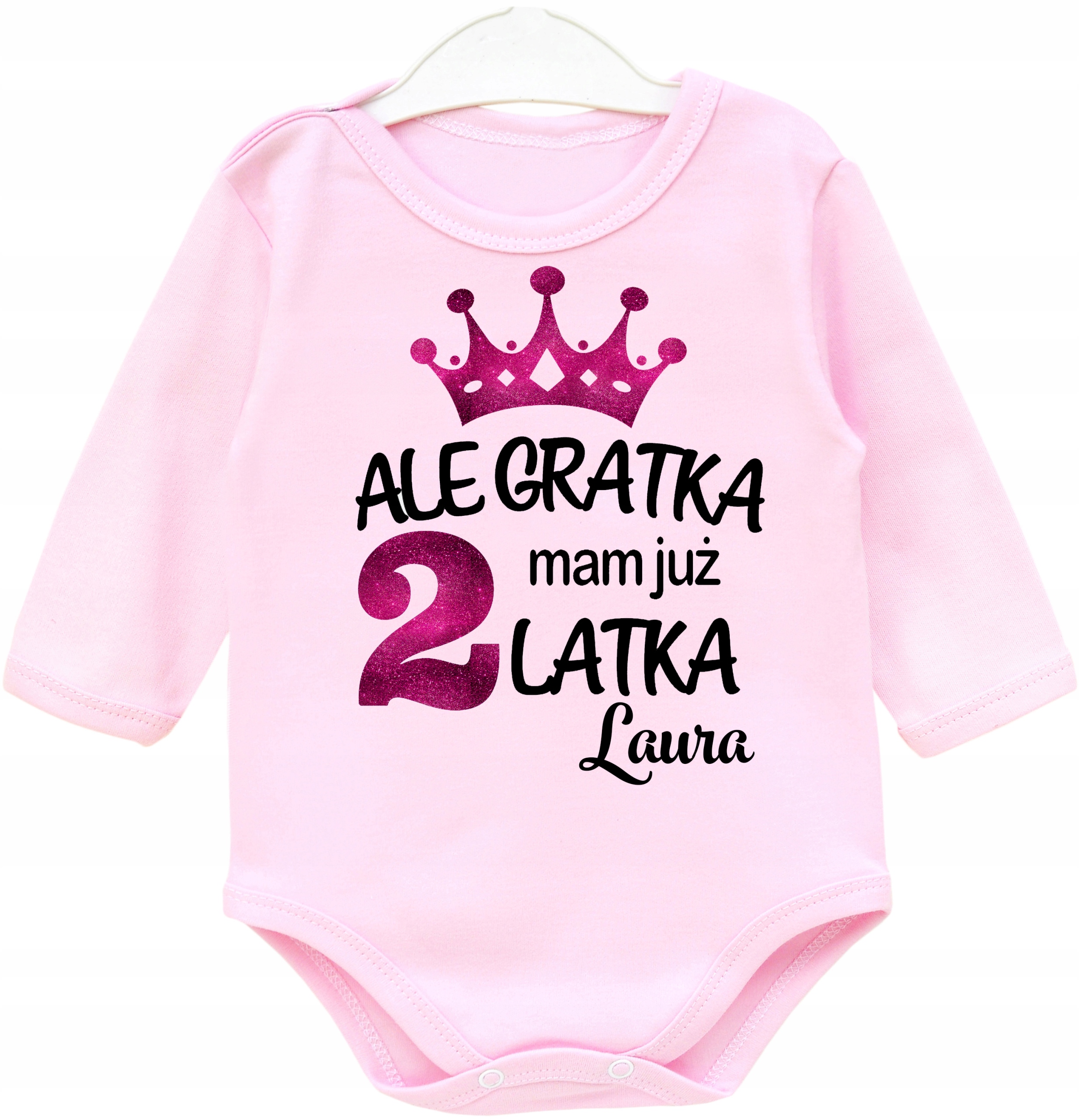

Body dł rękaw Ale gratka mam 2 latka Imię r. 92