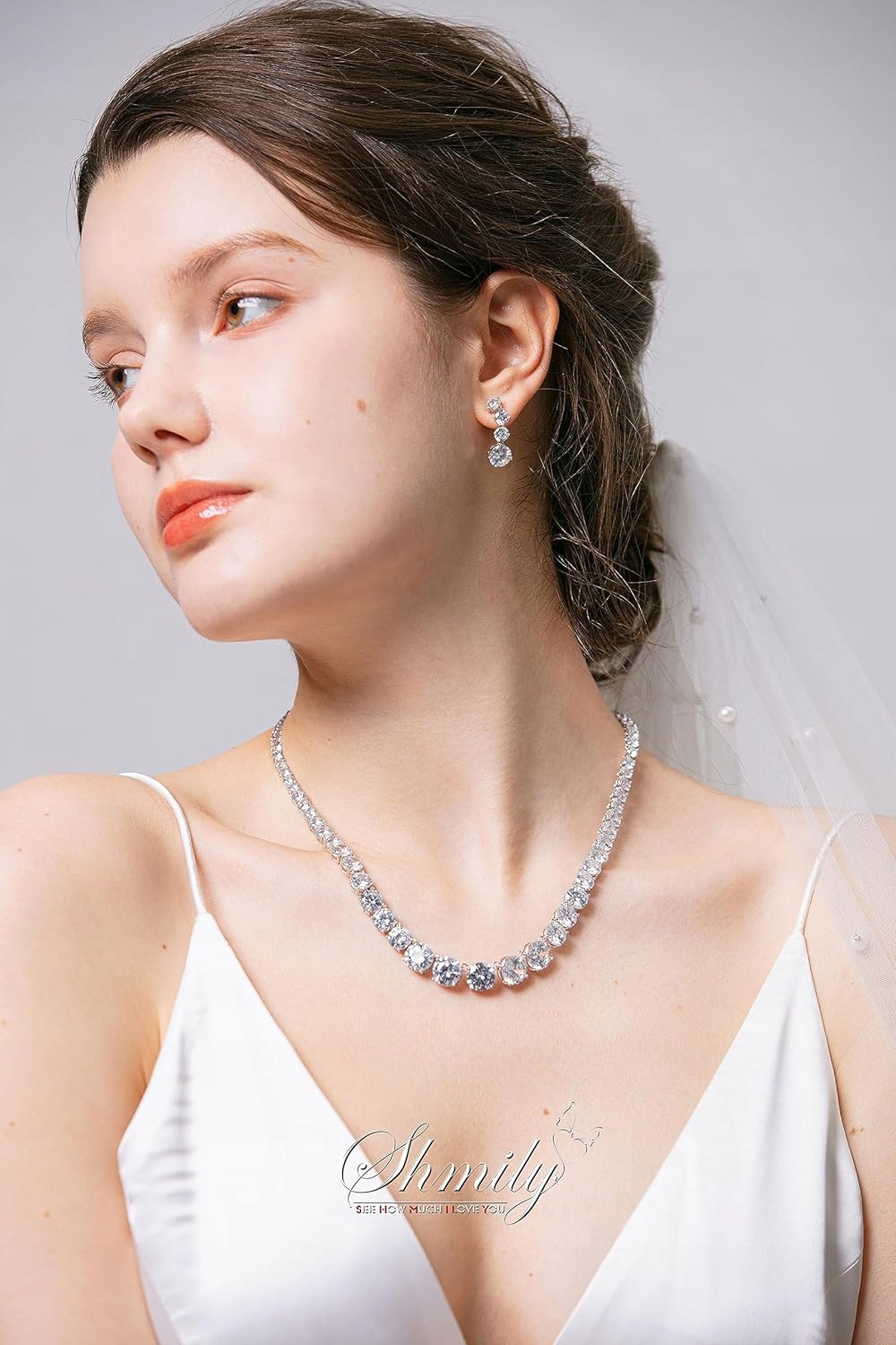 Shmily Sada náhrdelníků a náušnice