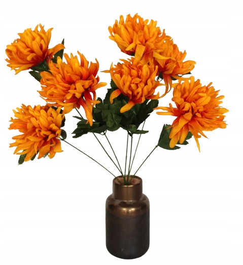 

Bukiet Sztuczny Chryzantema Kwiaty X7
