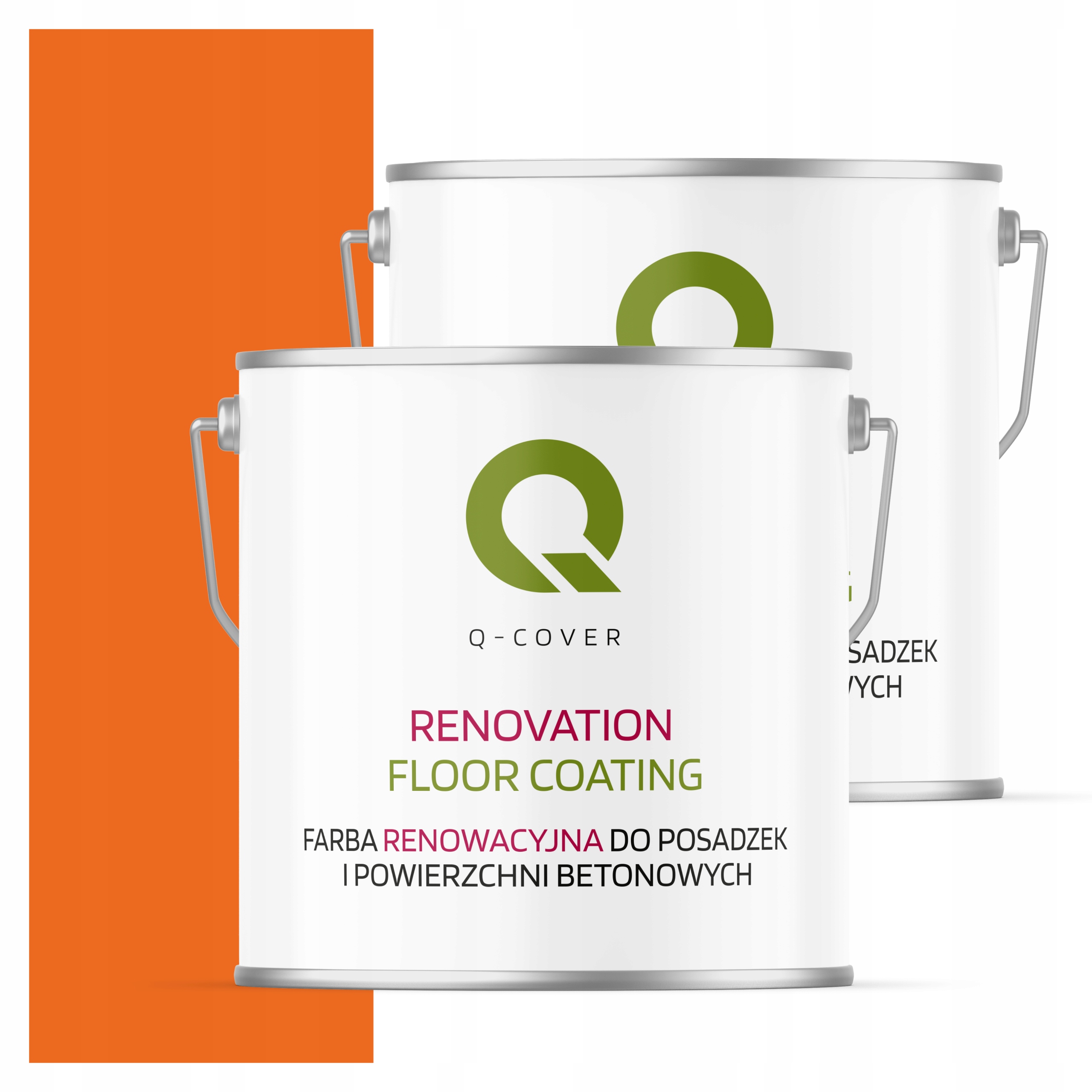 Ochranná farba na podlahy Renovačná červená oranžová 2008 Satén 5