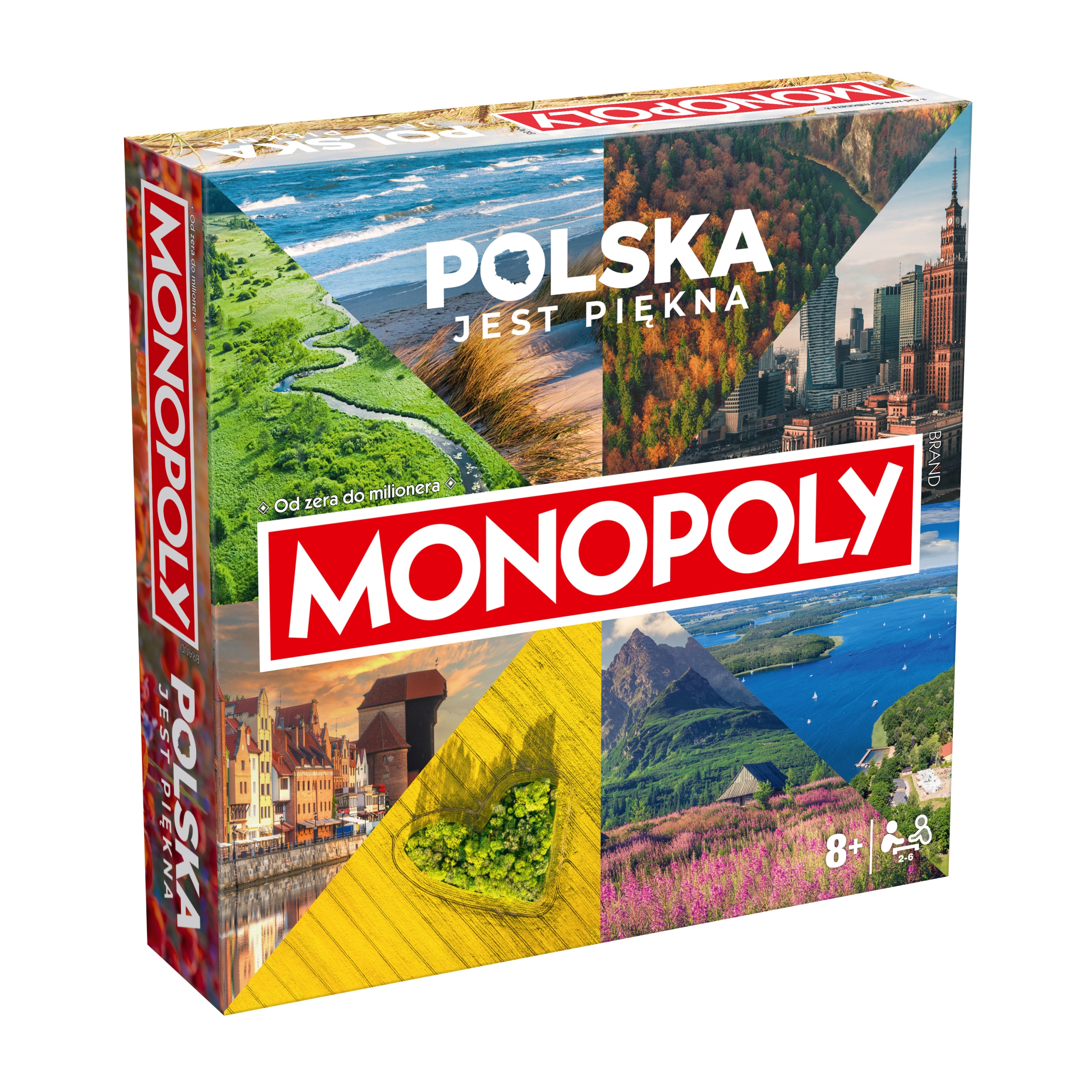 Gra planszowa Monopoly Polska jest piękna edycja kwadratowa Hasbro