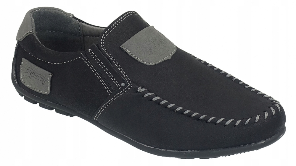 CHŁOPIĘCE PÓŁBUTY BUTY MOKASYNY LACZKI BS17-2 *34 Długość wkładki wew. 21.5 cm