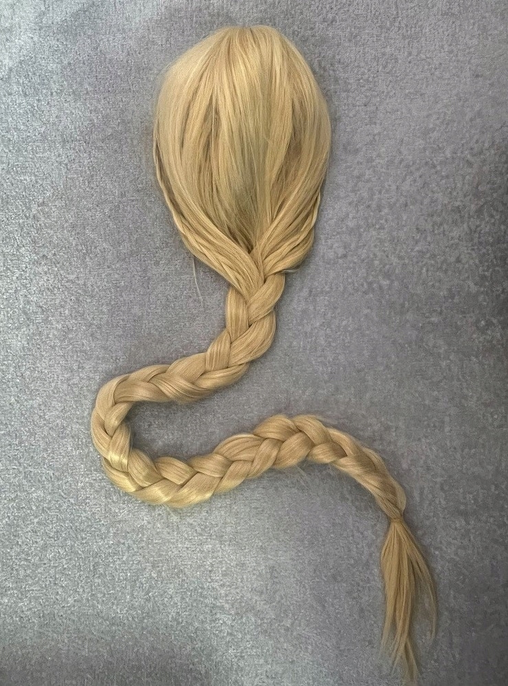 PERUKA WIG WŁOSY ROSZPUNKA ELSA ELZA WARKOCZ COSPLAY Fryzura włosy długie