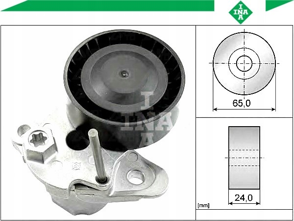 NAPINACZ PASKA KLINOWEGO WIELOROWKOWEGO [INA] Producent części INA