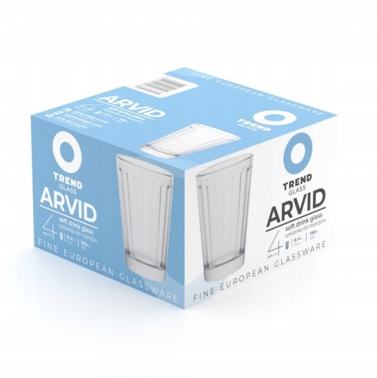 ZESTAW 4 SZKLANEK ARVID 160 ml, Trend For Home Kod producenta 07-2076-00-04-BRY
