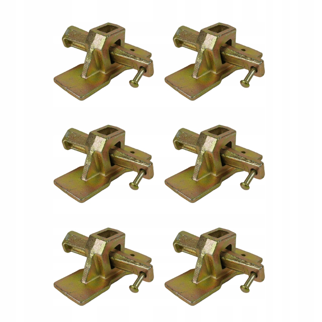 Zaciski spinki szalunkowe żabki klinowe Komplet 100 sztuk