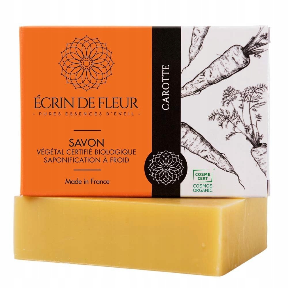 Mýdlo Karoten Crin De Fleur pro citlivou pokožku Certifikované Bio 90 g