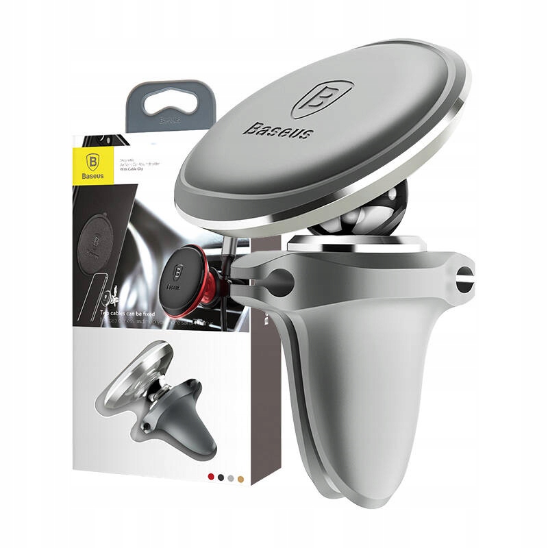 BASEUS MAGNETYCZNY UCHWYT SAMOCHODOWY DO KRATKI WENTYLACYJNEJ NA TELEFON