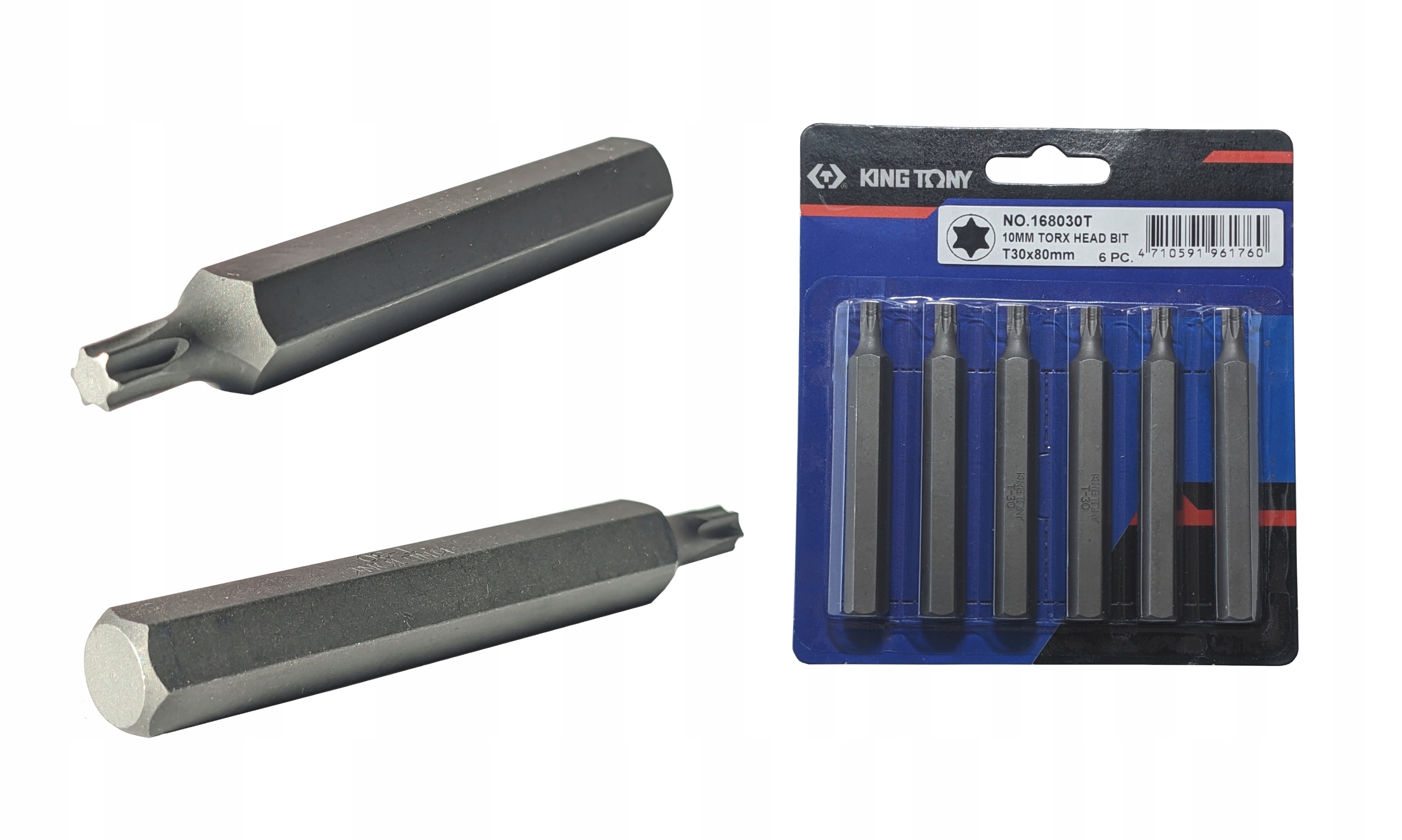 KING TONY BITY TORX T40 x 80mm 6SZT