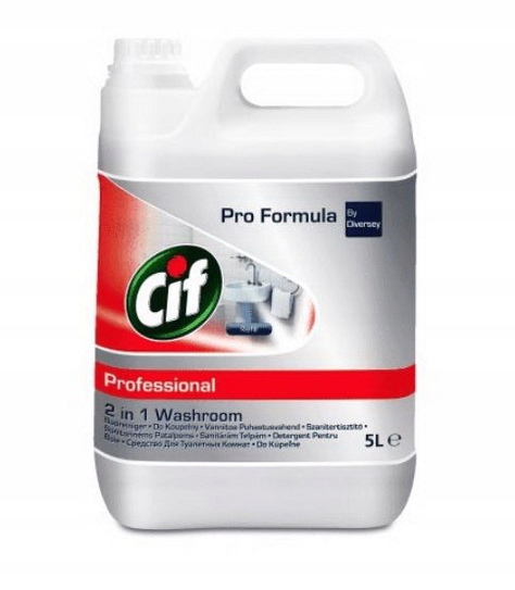 Płyn do mycia sanitariatów Cif 2in1 Washroom 5L