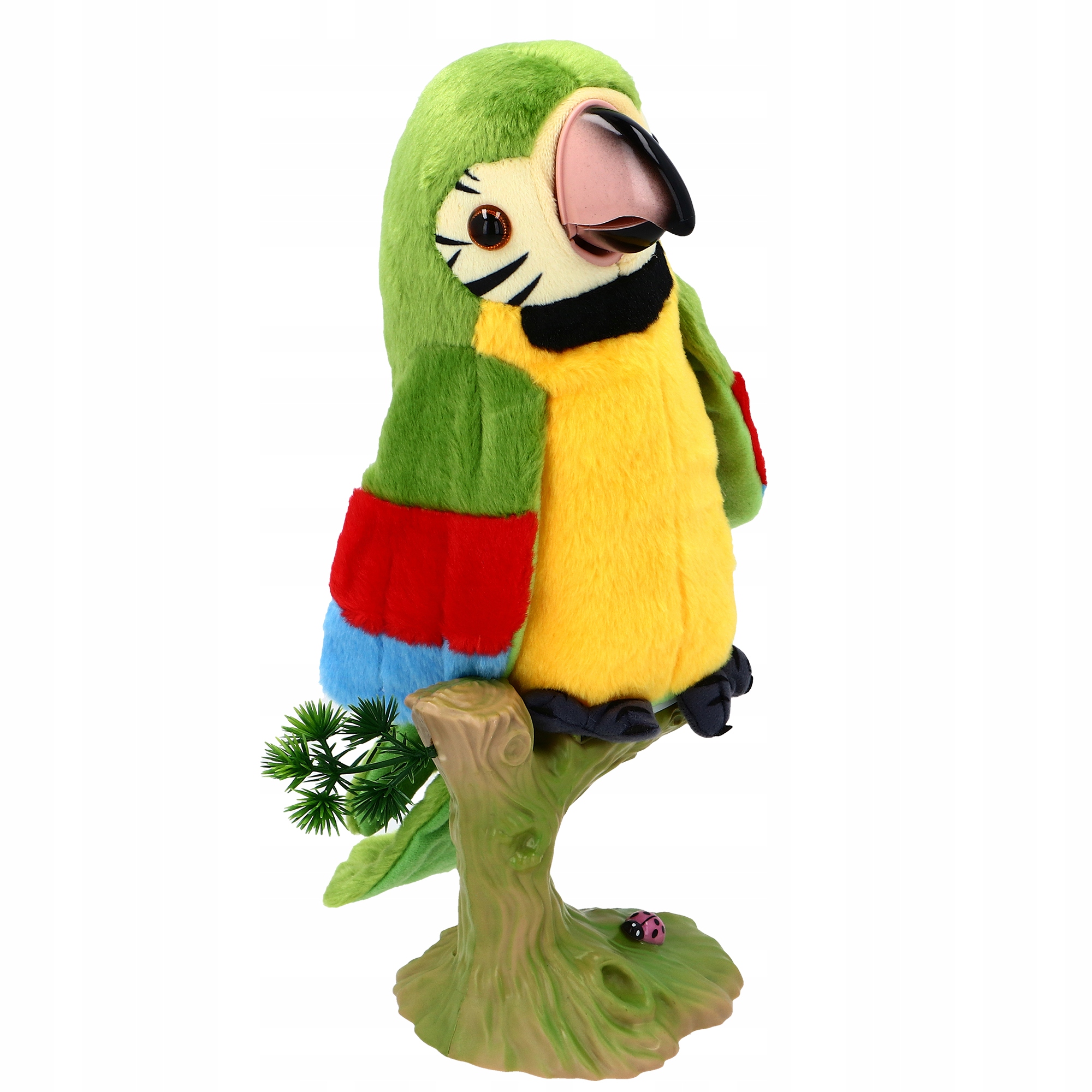 INTERAKTYWNA GADAJĄCA PAPUGA TAŃCZY POWTARZA Materiał plastik tkanina