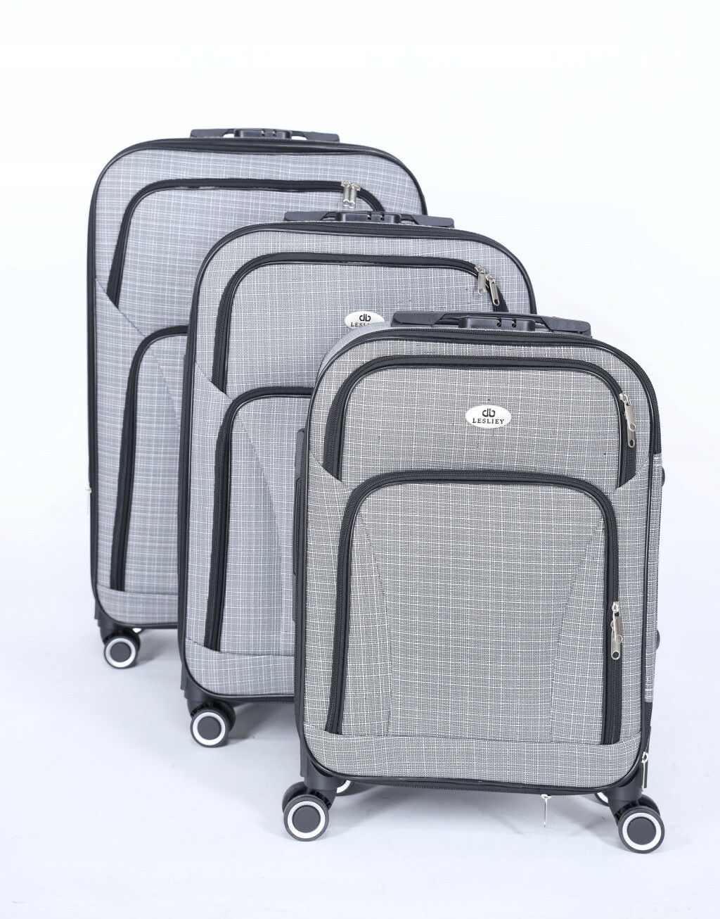 Db Lesliey Sada Cestovních Kufrů Na Kolečkách 3-PACK T95 PK01