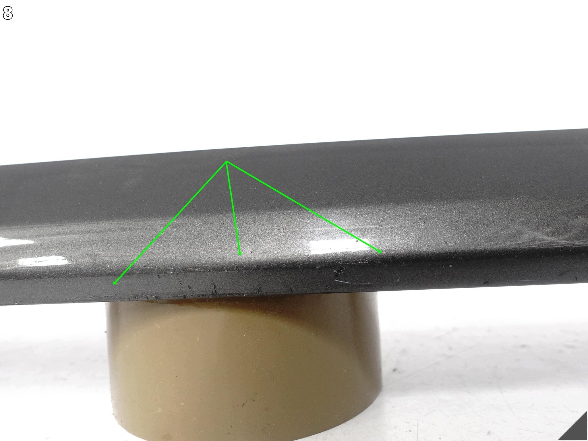PORSCHE 911 992 TURBO S 20- SPOILER accessories W bumper front ACHATGRAU