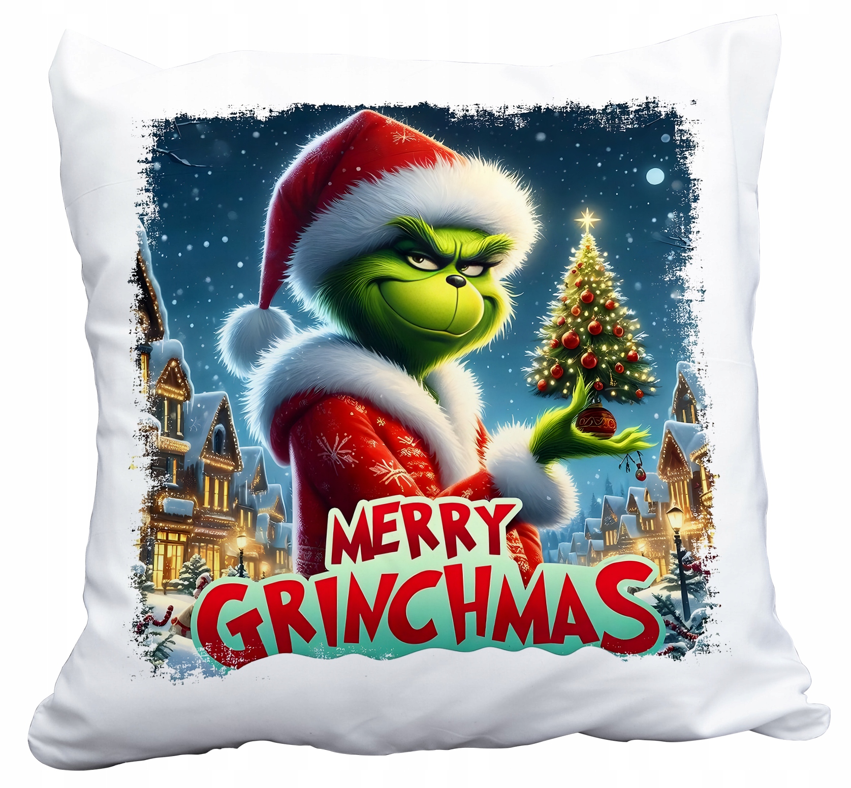 Polštář Grinch Na Vánoce Vánoční Mikulášský Dárek Dárek Jméno