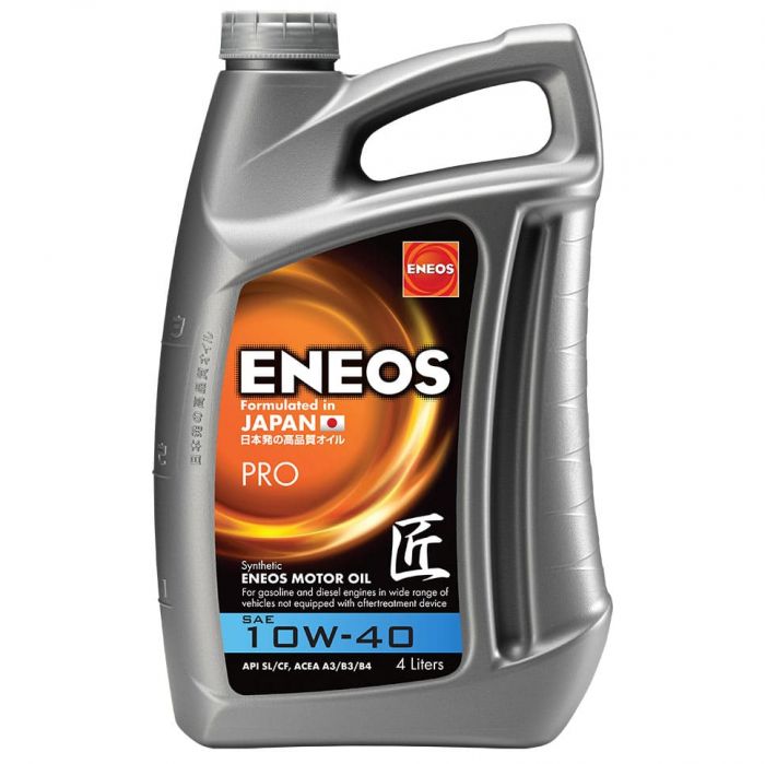 Масло Eneos Premium 10W40 4L API SL / CF MB 229.1