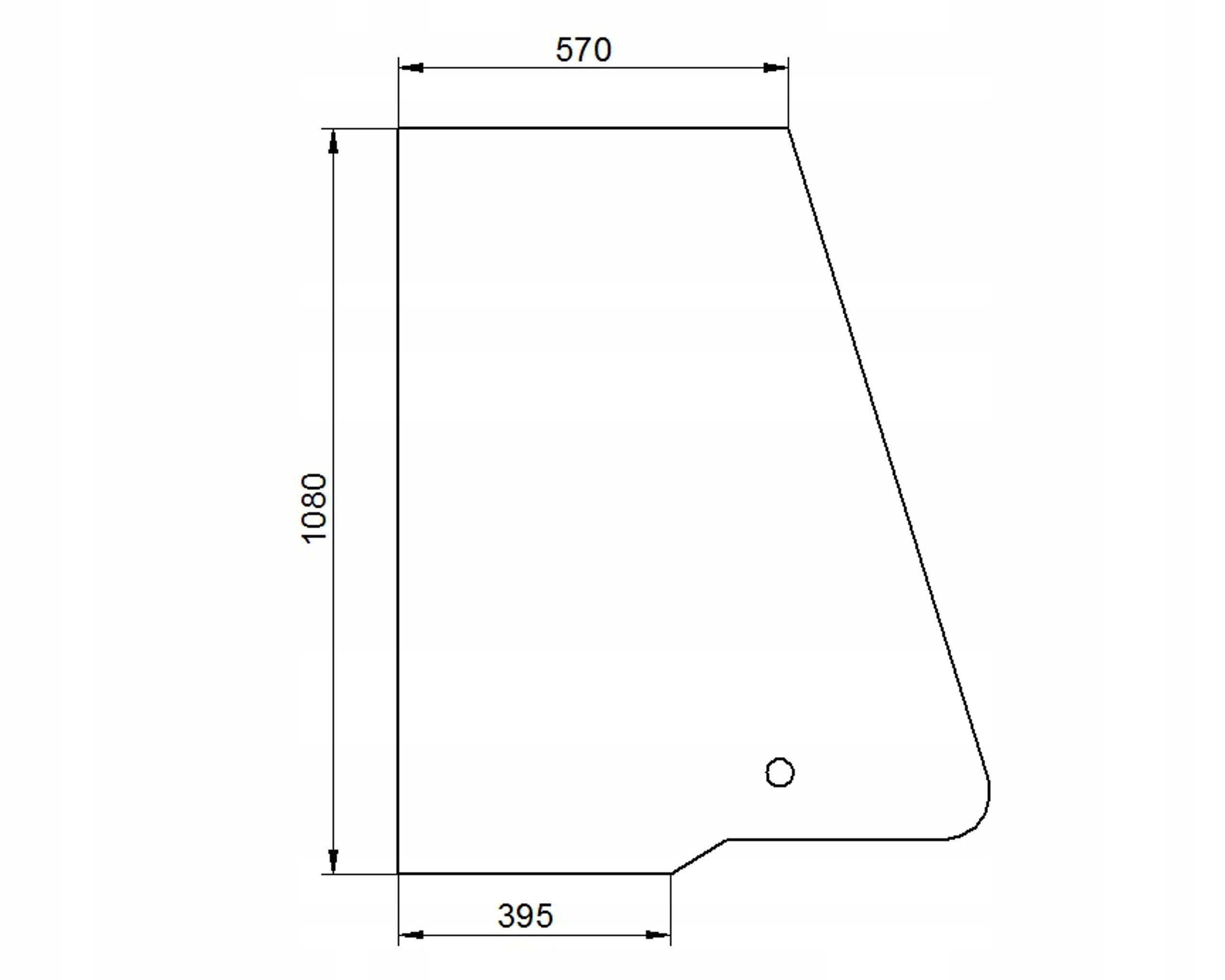 sklo Jcb dveře horní bezbarvé 827/30465 827/30466