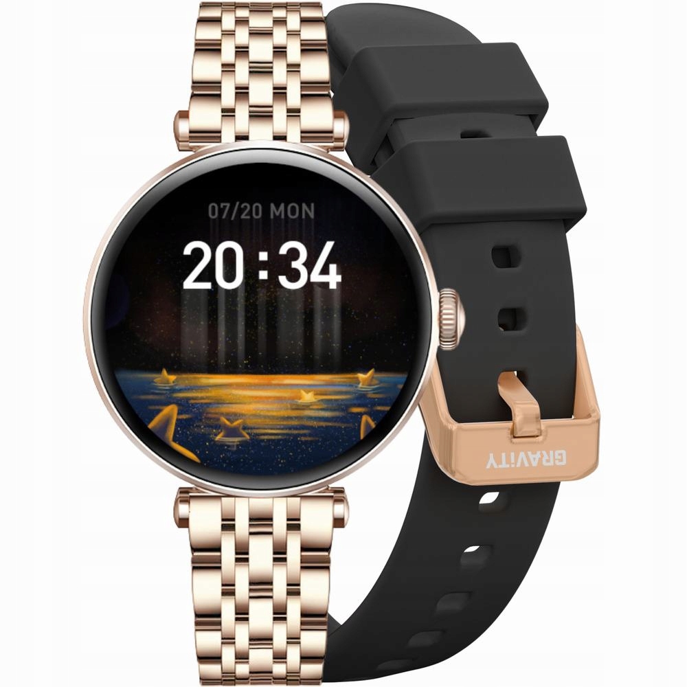 Chytré Hodinky Dámský Gravity GT26-6 Přídavný Pásek (sg042f) Gravírování