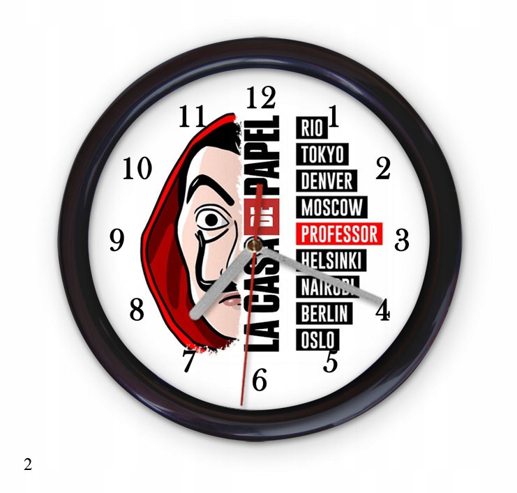 

Zegar ścienny Dom z Papieru