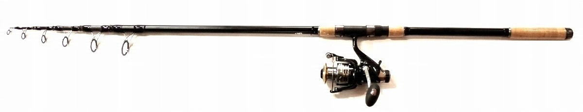 

Wędka Carbon Strong 3,6 m Kołowrotek 9+1 Ball